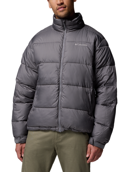 Columbia Men's Pike Lake II Water Repellent Insulated Puffer Jacket, City Grey, City Grey