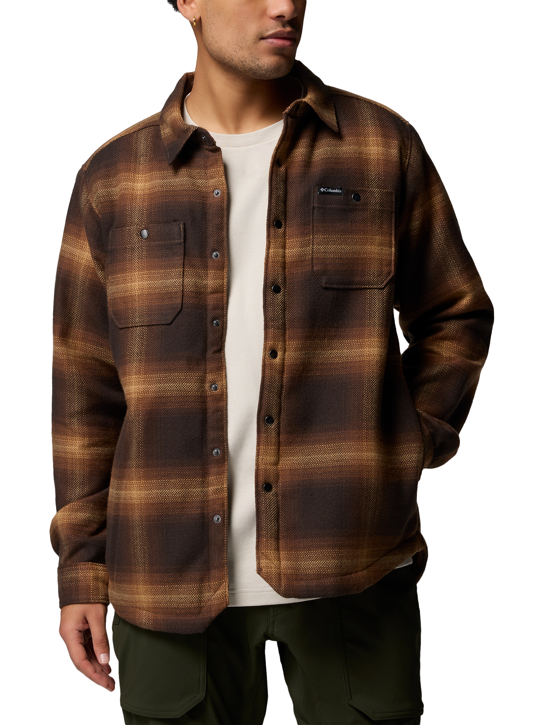 Product image 3 of 8, which shows Columbia Windward II Shirt Jacket, Blurred / Ombre, S