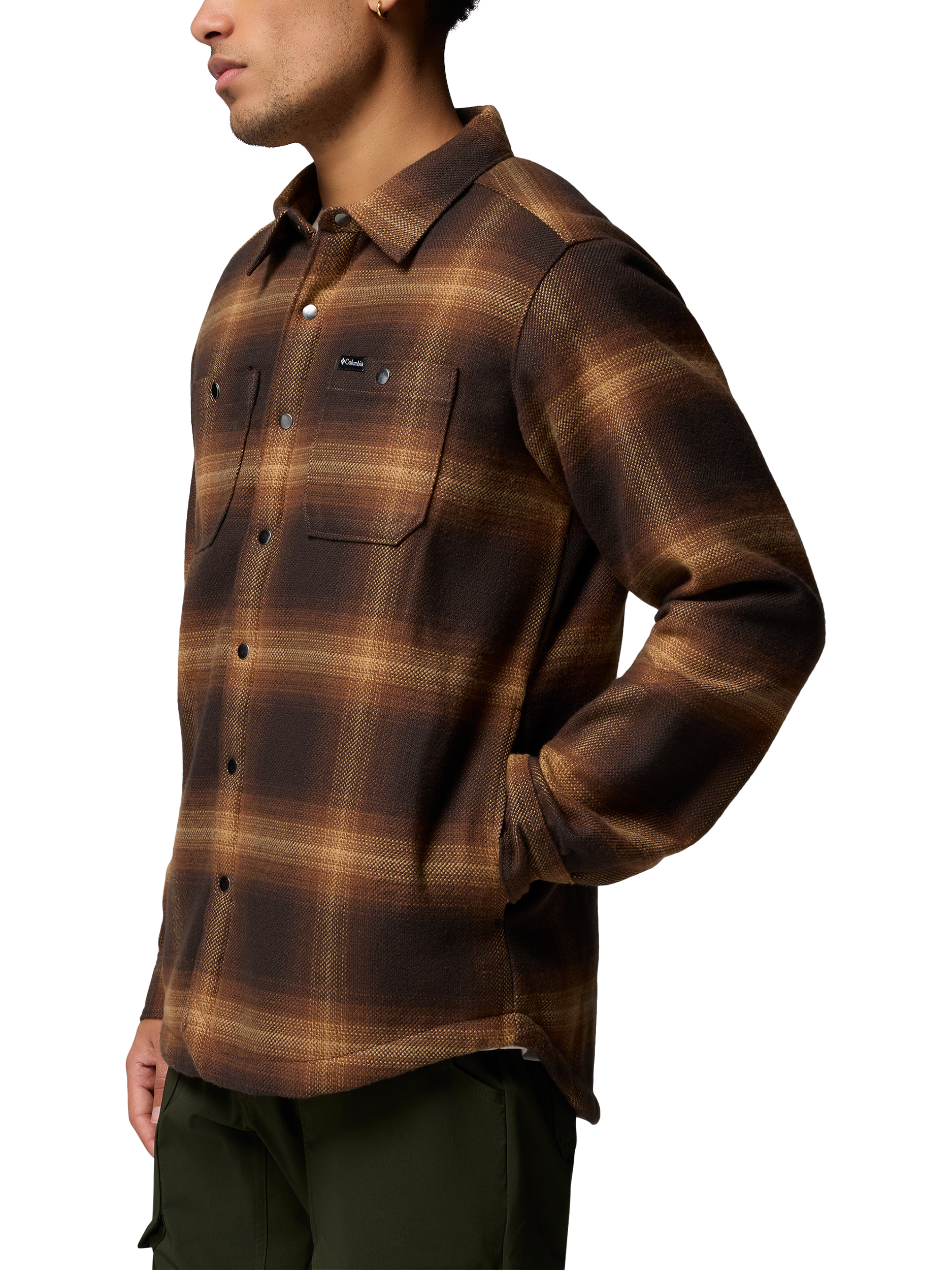 Product image 4 of 8, which shows Columbia Windward II Shirt Jacket, Blurred / Ombre, S