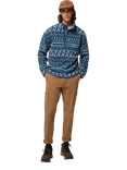 Columbia Men's Helvetia II Zip Fleece, Everblue Knitknot