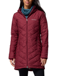 Columbia Heavenly Long Hooded Jacket, Rich Wine