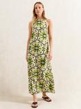 Ro&Zo Petite Mosaic Maxi Dress, Green