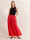 Ro&Zo Cotton Poplin Maxi Skirt