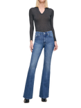 DL1961 Bridget High Rise Boot Cut 33" Inseam Jeans, Oceanside