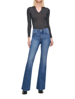 DL1961 Bridget High Rise Boot Cut 33" Inseam Jeans, Oceanside, Oceanside
