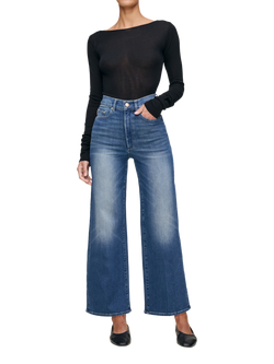 DL1961 Hepburn High Rise Wide Leg Jeans, Oceanside, Oceanside