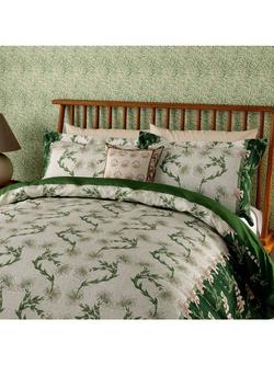 Morris & Co. Scrolling Carnation Duvet Cover Set - view 2, Green