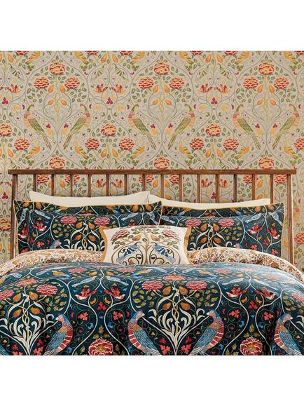 Morris & Co. Seasons Duvet Cover Set - view 2, Indigo