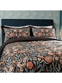 Morris & Co. Olive and Rose Duvet Cover Set - view 2, Multi