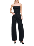 DL1961 Taylor High Rise Relaxed Barrel Leg Jeans, Black