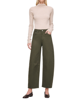 DL1961 Miro High Rise Barrel Leg Ankle Jeans, Trellis Twill, Trellis Twill