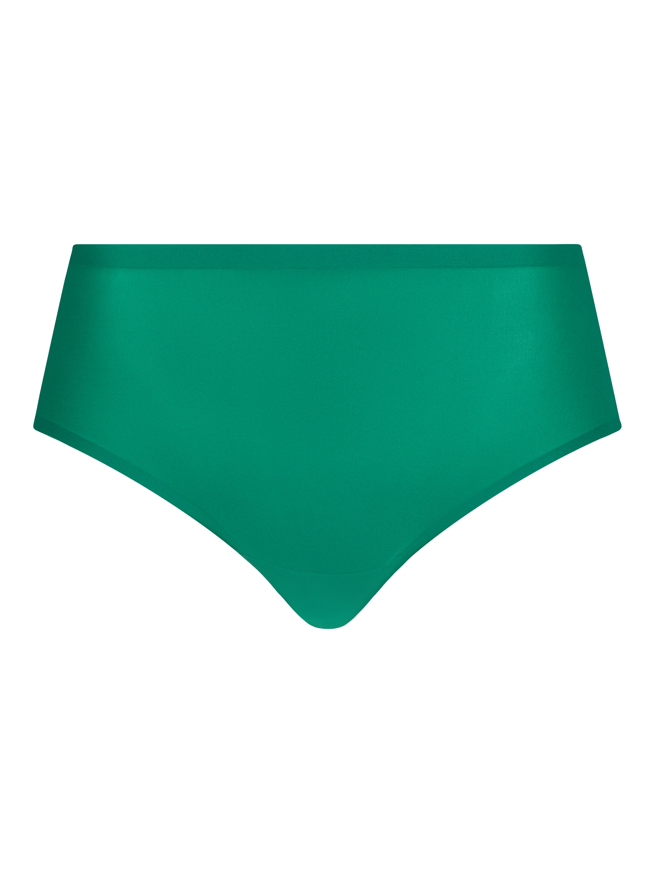 Product image 3 of 3, which shows Chantelle Soft Stretch Hipster Knickers, Racing Green, One Size