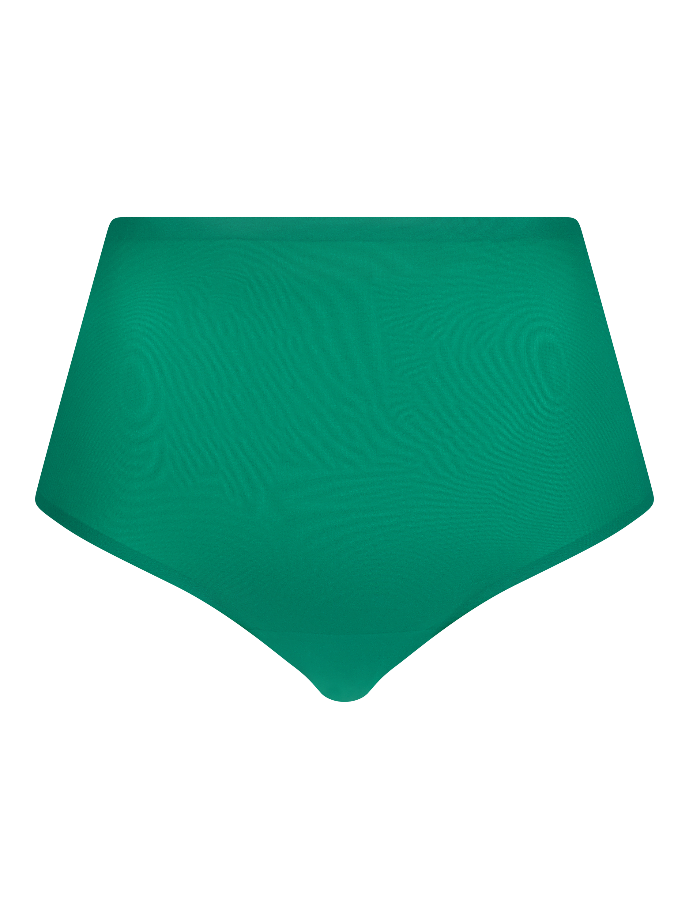 Product image 4 of 4, which shows Chantelle Soft Stretch High Waist Knickers, Racing Green, One Size