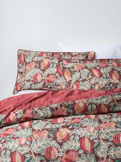 John Lewis x Sanderson Cantaloupe Duvet Cover Set, Mulberry