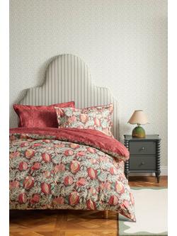 John Lewis x Sanderson Cantaloupe Duvet Cover Set - view 2, Mulberry