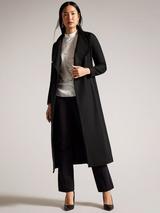 Ted Baker Rosell Belted Wool Rich Coat, Black