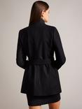 Ted Baker Rosess Belted Wool Rich Coat, Black