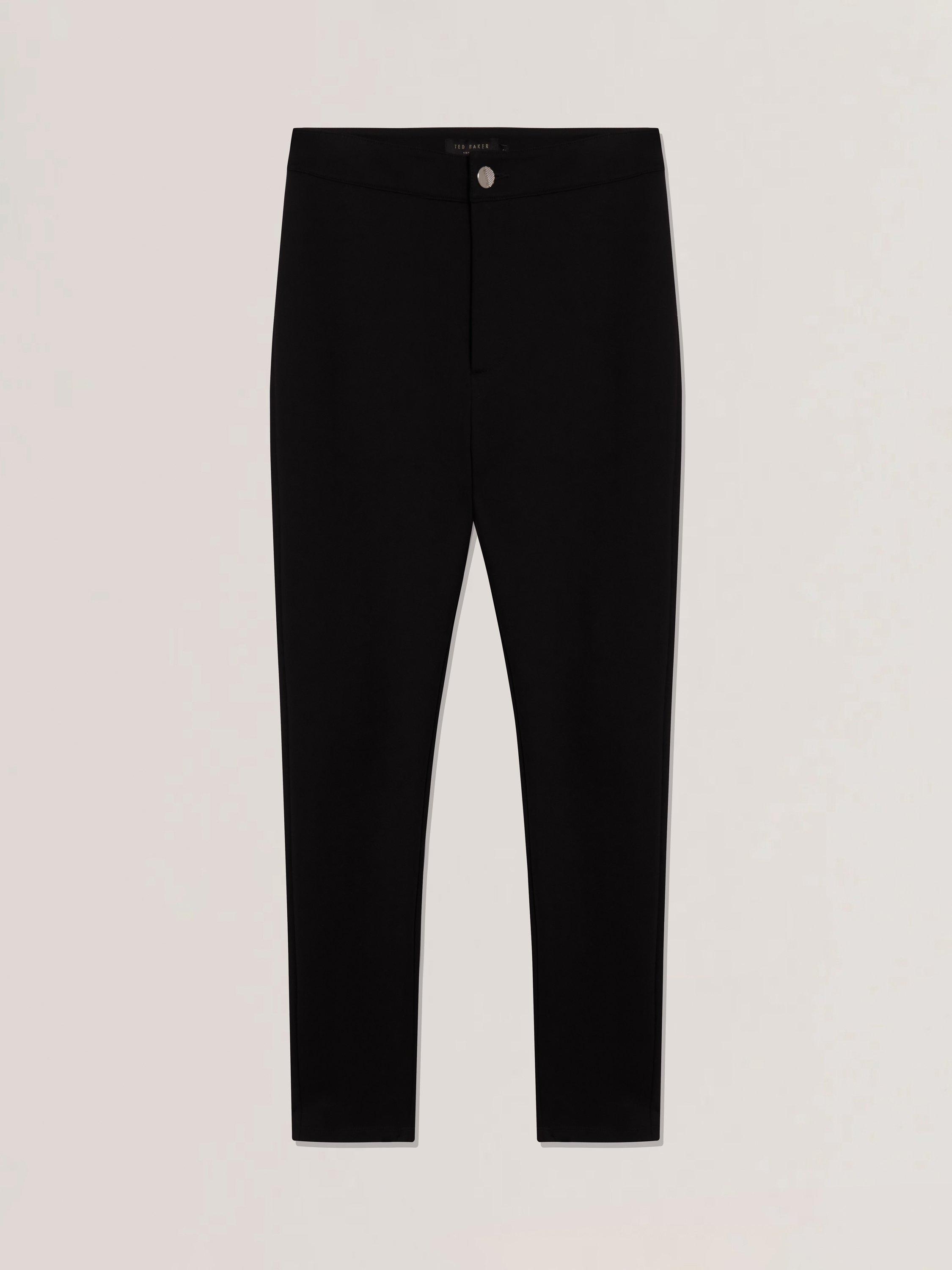 Product image 4 of 4, which shows Ted Baker Felinda Fly Front Stretch Leggings, Black, 10