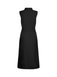 ICHI Linno Belted Linen Rich Dress, Black
