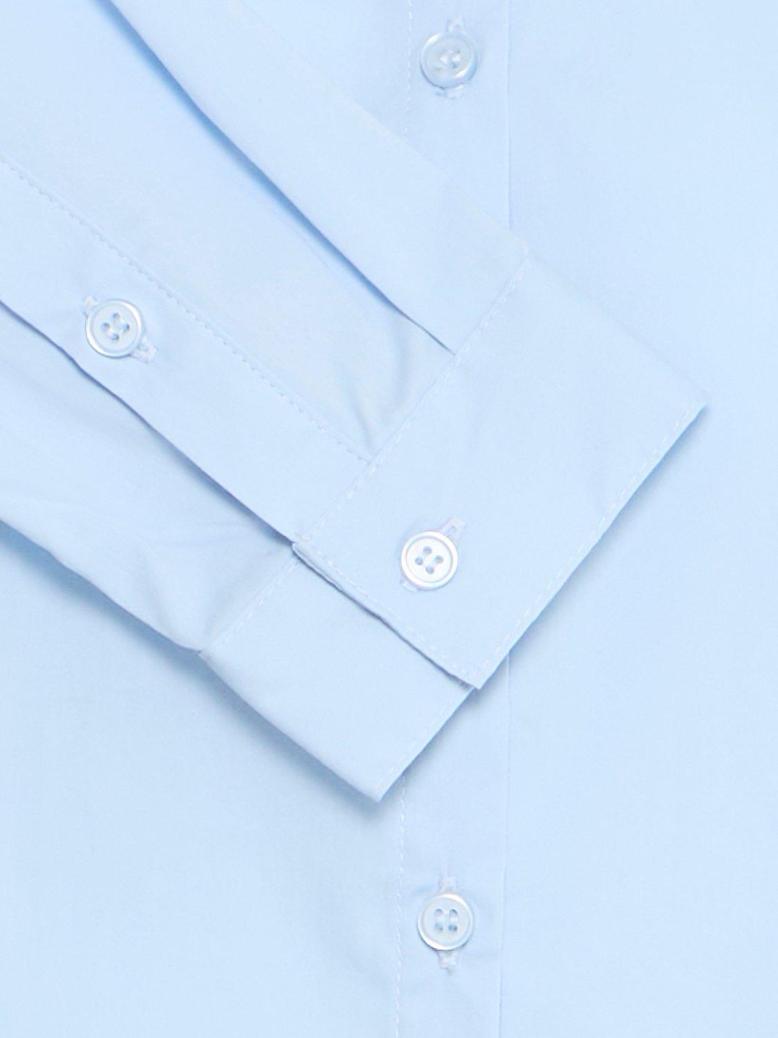 Product image 7 of 7, which shows ICHI Dima Long Sleeve Shirt, Blue, 18