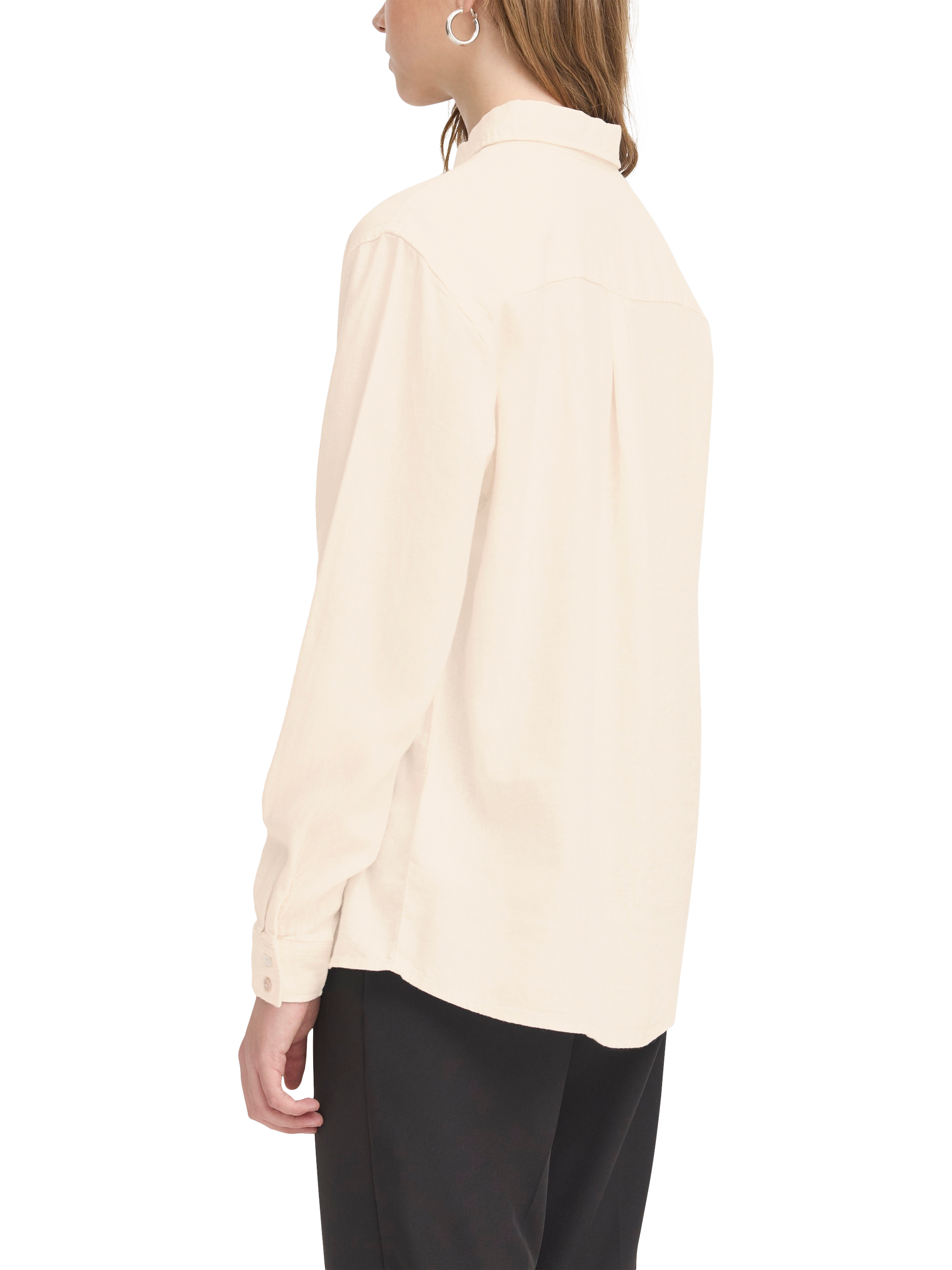 Product image 2 of 7, which shows ICHI Linno Linen Rich Shirt, Beige, 8