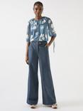 L.K.Bennett Rumi Floral Tie Neck Blouse