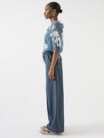 L.K.Bennett Rumi Floral Tie Neck Blouse