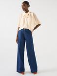 L.K.Bennett Corissa Chiffon Frill Blouse