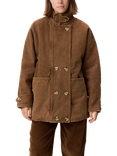 Leon & Harper Viktor Double Breasted Coat, Brown