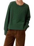 Leon & Harper Sorbet Love Cotton Blend Sweatshirt, Green
