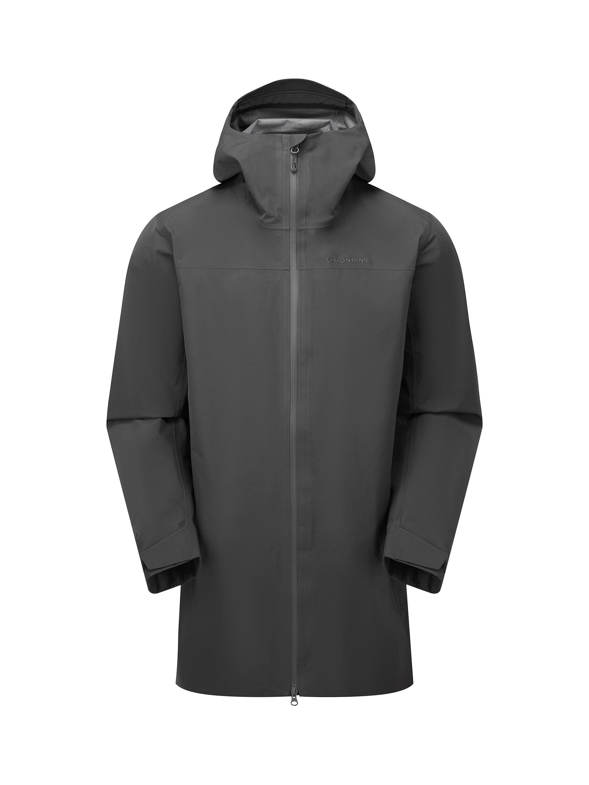 Product image 3 of 9, which shows Montane Men's Spirit Long Jacket, Midnight Grey, S