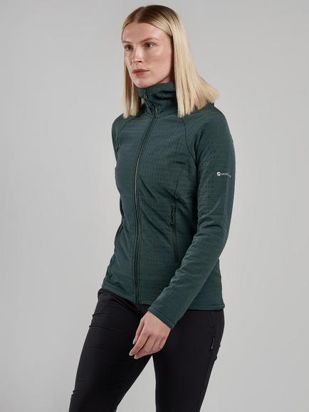 Montane Women's Protium XT Fleece Hoodie, Deep Forest, Deep Forest