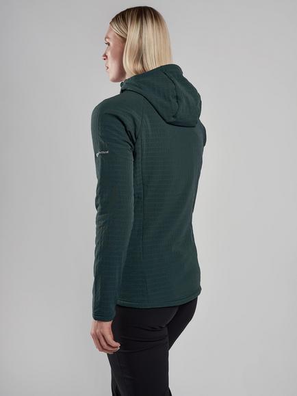 Montane Women's Protium XT Fleece Hoodie, Deep Forest - view 2, Deep Forest