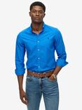 Superdry Cotton Regular Fit Oxford Shirt, French Blue