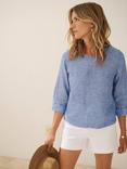 NRBY Myla Stretch Twill Shorts, White
