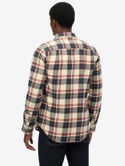 Superdry Organic Cotton Regular Fit Check Lumberjack Shirt, Peyton - view 2, Peyton