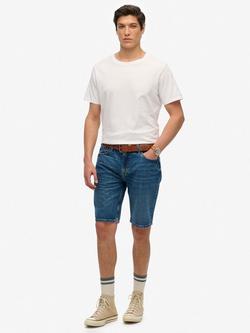 Superdry Classic Fit Denim Shorts, Buck Blue