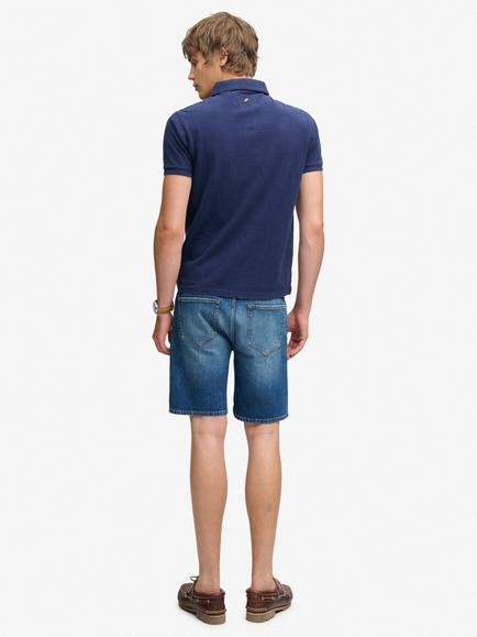Superdry Classic Fit Denim Shorts - view 2, Buck Blue