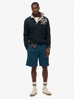 Superdry Plain Shorts, Blue Bottle