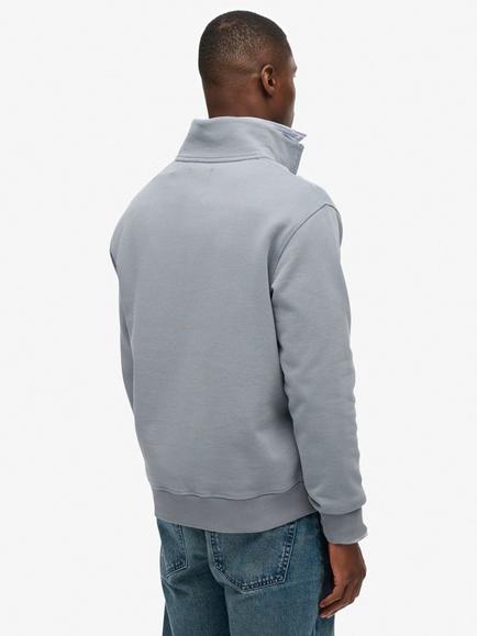 Superdry Athletic Essentials 1/2 Zip Sweatshirt - view 2, Stone Blue Grey