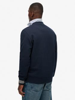 Superdry Athletic Club Crew Sweatshirt, Nautical Navy - view 2, Nautical Navy