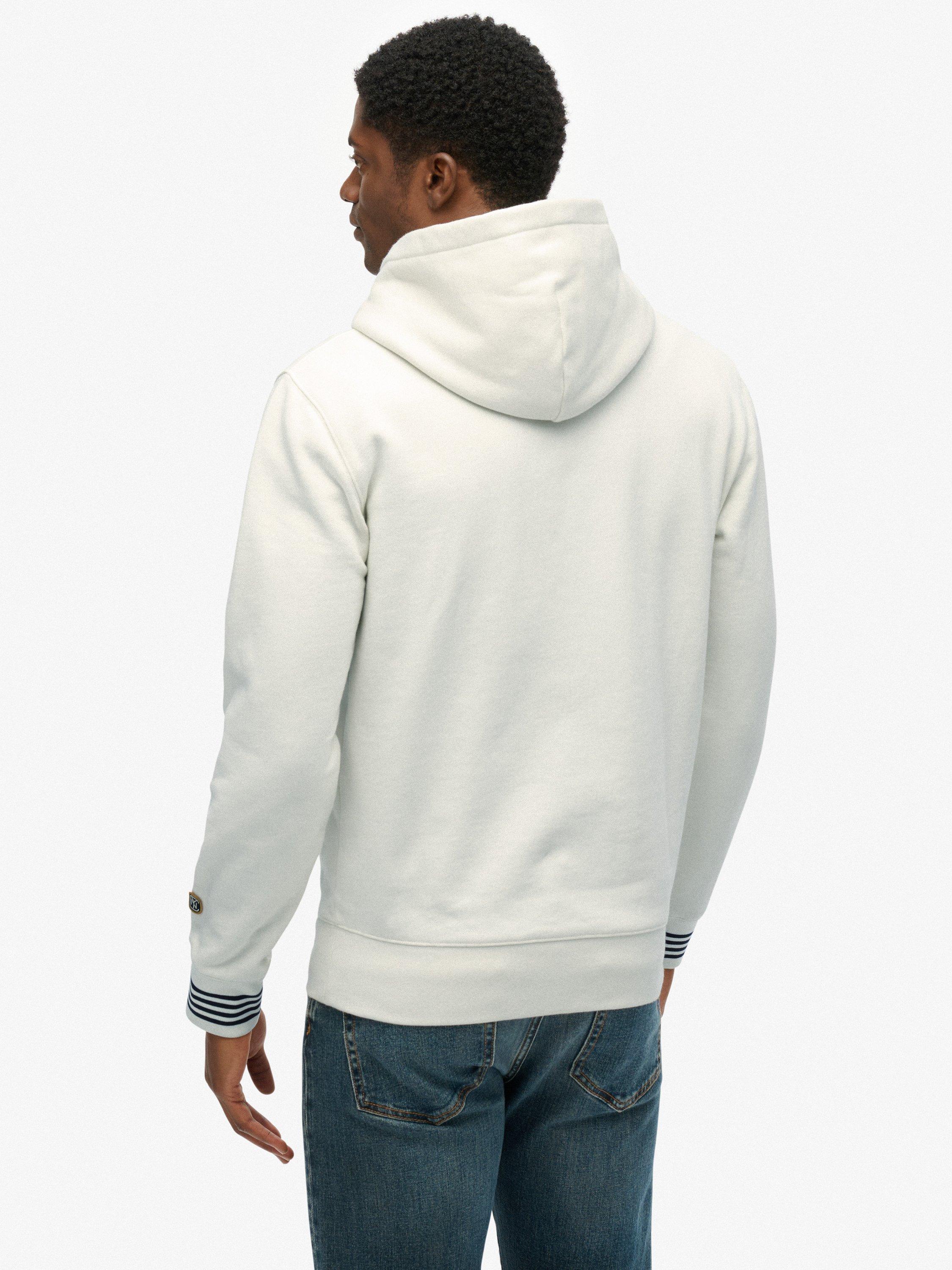 Product image 2 of 6, which shows Superdry Athletic Club Hoodie, Off White, S