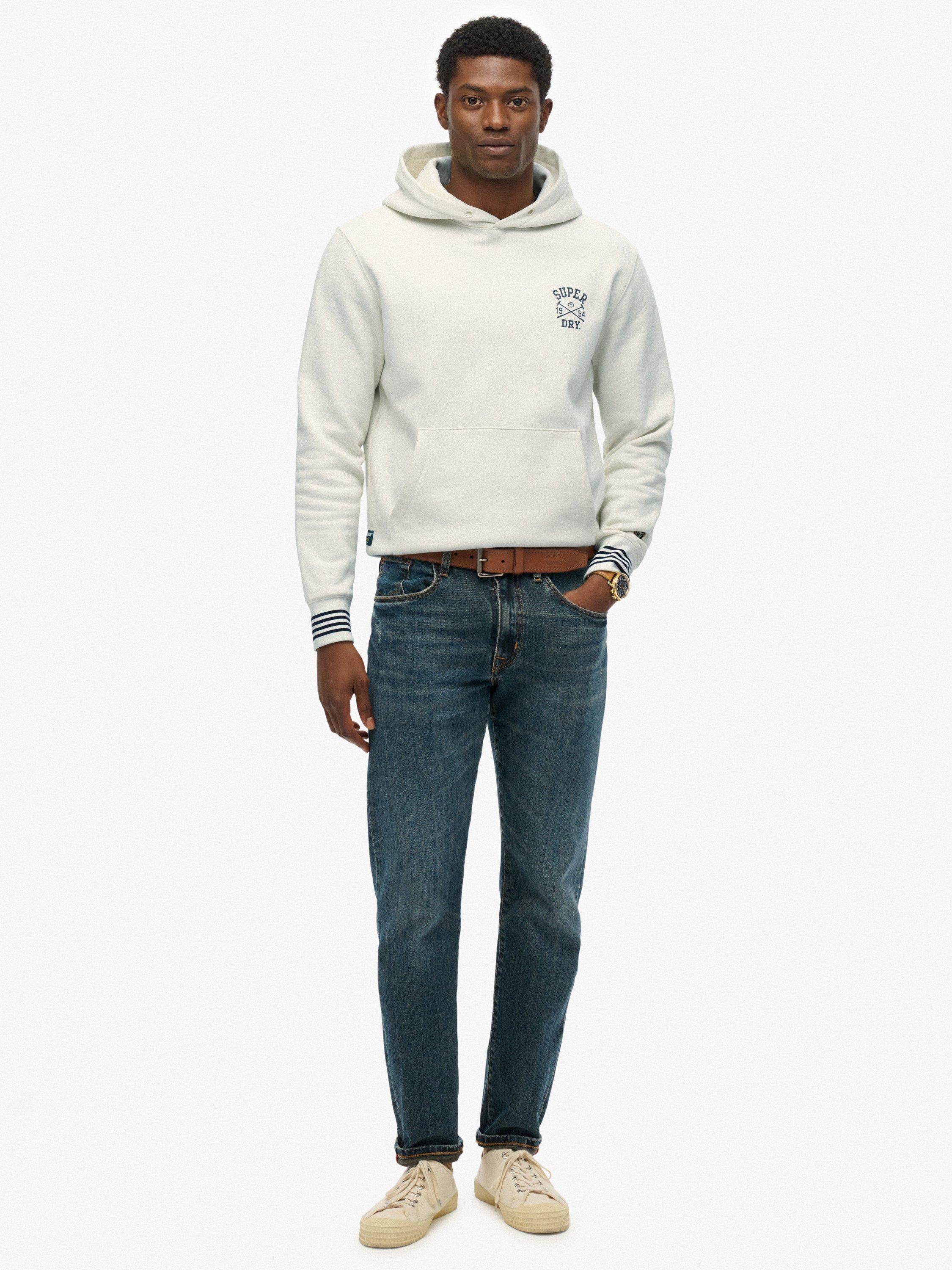 Product image 3 of 6, which shows Superdry Athletic Club Hoodie, Off White, S