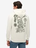 Superdry Tokyo Narrative Loose Hoodie, Off White