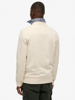 Superdry Athletic Essentials Crew Sweatshirt - view 2, Desert Bone   White
