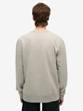 Superdry Athletic Essentials Crew Sweatshirt, Grey Marl
