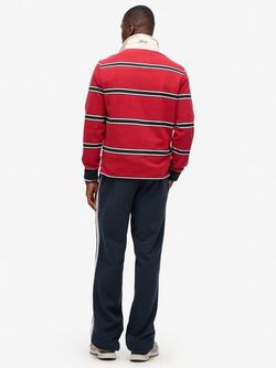 Superdry Athletic Essentials Straight Joggers, Eclipse Navy - view 2, Eclipse Navy