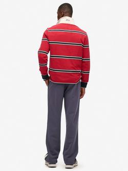 Superdry Athletic Essentials Straight Fit Joggers, Greystone - view 2, Greystone