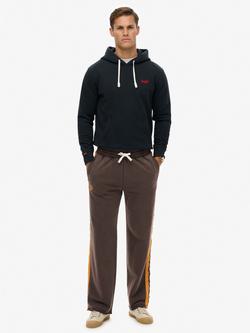 Superdry Athletic Fives Joggers, Green/Cadet Grey, Brown/Track Gold