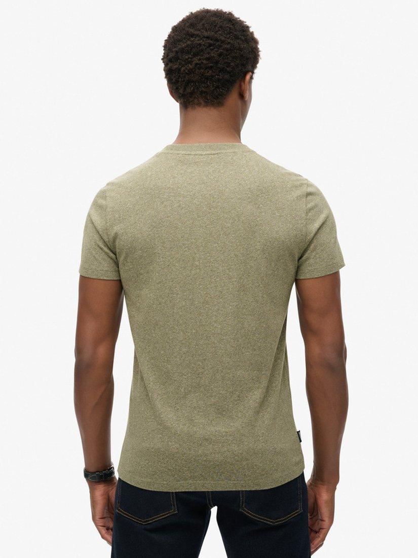 Product image 2 of 6, which shows Superdry Essential Logo T-Shirt, Ash Olive Marl, XXXL